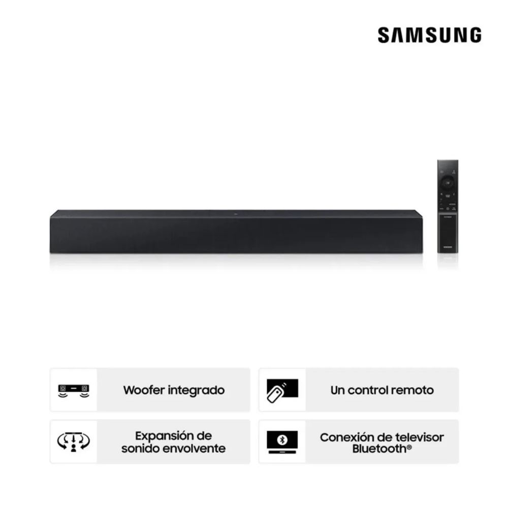 SOUNDBAR SAMSUNG 2.0 CH HW-B400F 40 WATTS (2025